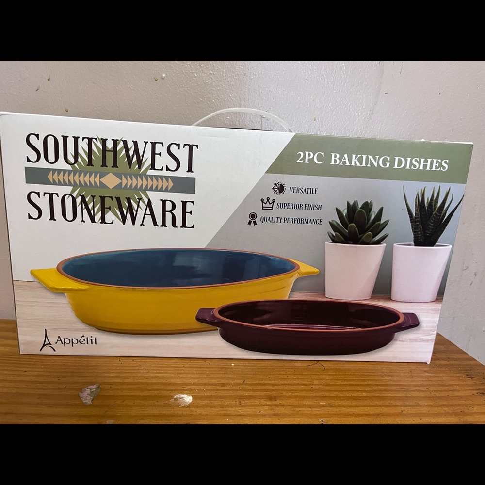 2pc Baking dishes